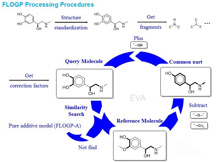 The basic computational procedure of FLOGP